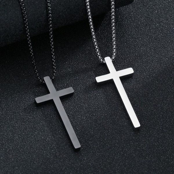 

chains halloween cross necklace simple fashion pendant yiwu trinkets clothing accessories, Silver
