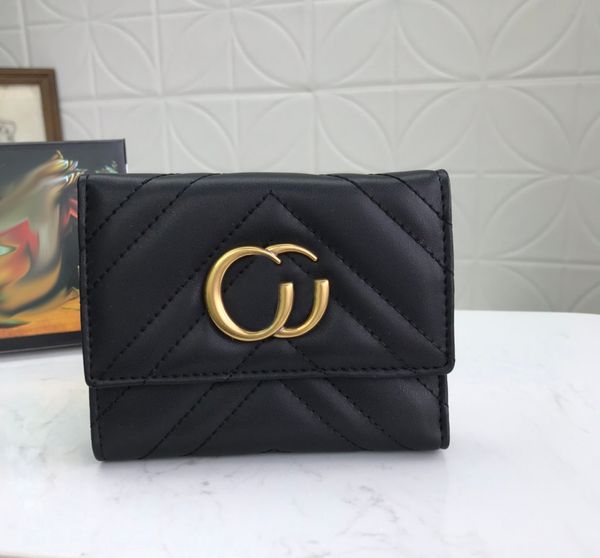 

2021 fashion designers wallets luxurys mens women leather bags classic bee tiger snake letters purses original box digram card holder 474802, Red;black