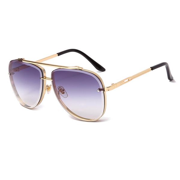 

sunglasses fashion designer women men vintage metal sun glasses retro sunglass uv400 shades gafas de sol, White;black