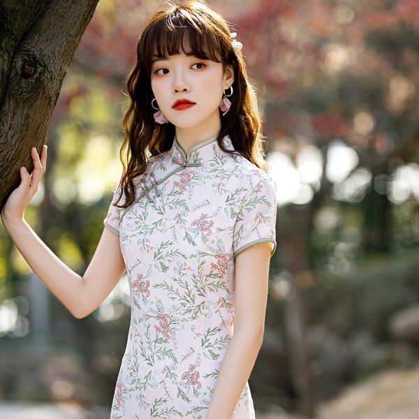 

chinese cheongsam classic women's satin oriental bride wedding dress 2021 evening beauty chine ethnic clothing, Red