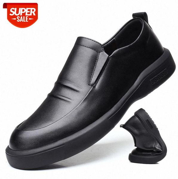 

men's shoes british casual cowhide leather soft one-step breathable trendy #jo0f