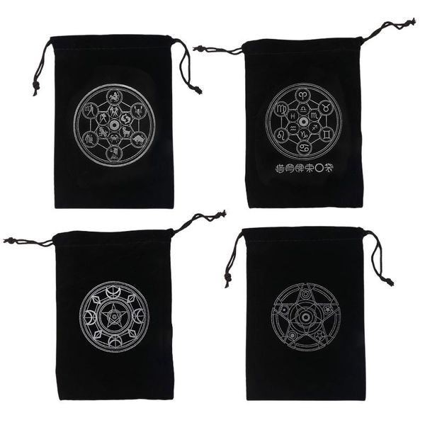 

storage bags tarot card jewelry bag board game flannel drawstring