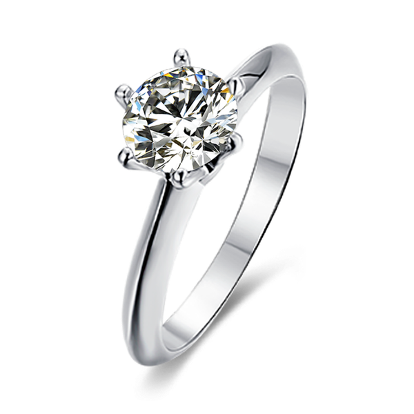 

cluster rings zwjewe 925 sterling silver d color clarity vvs1 1ct moissanite female ring engagement wedding anniversary gift, Golden;silver
