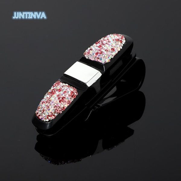 

other interior accessories diamond-studded car glasses holder multi-function sunglasses sun visor bill