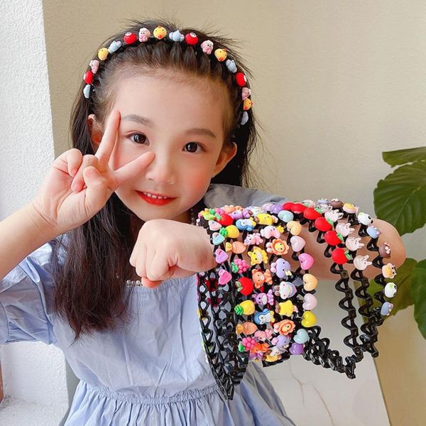 

hair accessories tool double bangs fashion styling tools rhinestone hairclip hairstyle hairpin fixed headhoop broken artifact, Slivery;white