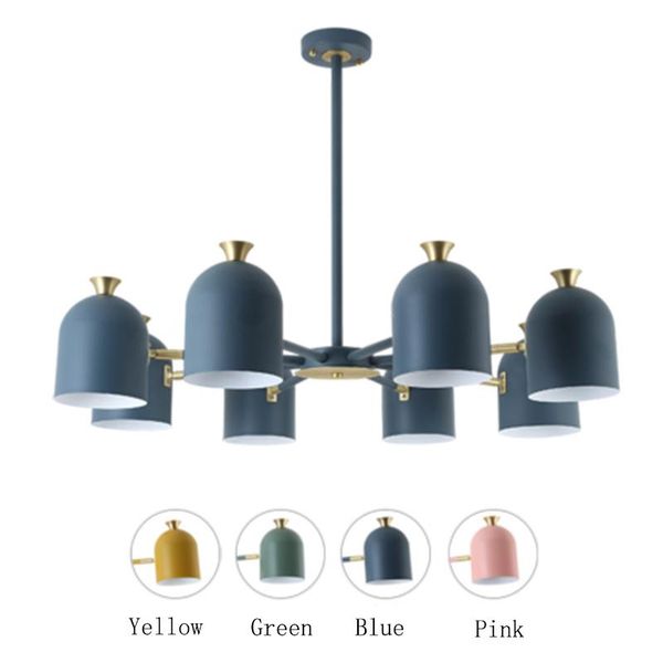 

nordic creative individual ceiling lamp modern simple color bedroom study dining room lights living chandelier chandeliers