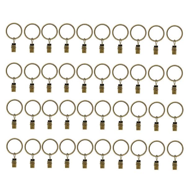 

other home decor 40 pcs practical iron curtain clips multifunctional shower