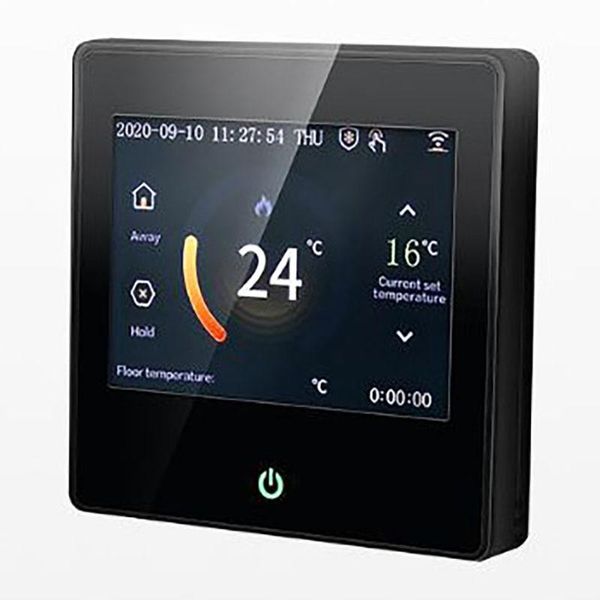 

smart home control me102 color screen with wifi electric heating press thermostat 16a