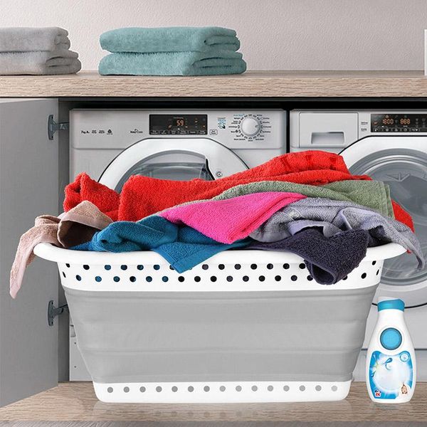 

collapsible laundry basket space saving folding cloth washing storage container rh bags