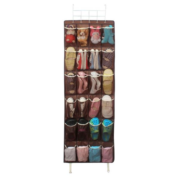 

large capacity oxford cloth shoes storage hanging bag washable toys decor pocket pouch wall organizer boxes & bins