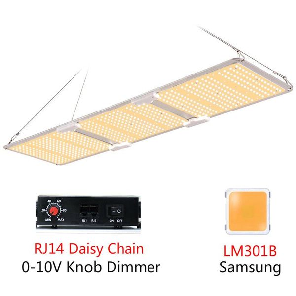 

grow lights led light samsung lm301b 3000k/5000k ir full spectrum indoor hydroponic system ip65 waterproof lamp,320w lamp set