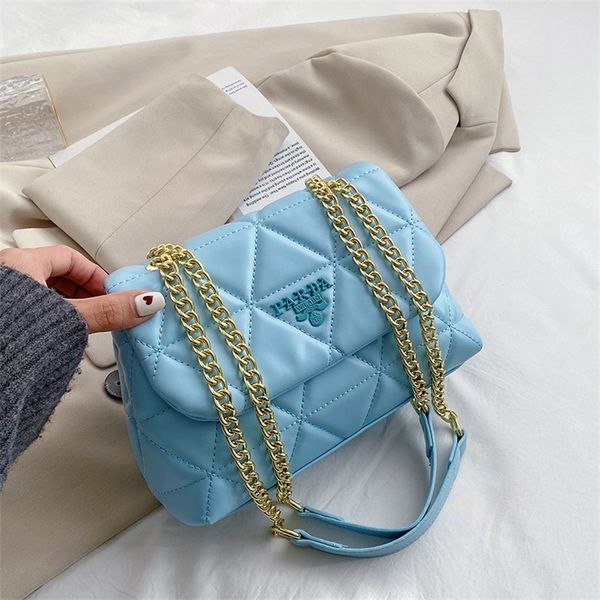 

factory online sale women's new autumn and winter fashion embroidered thread chain messenger bag