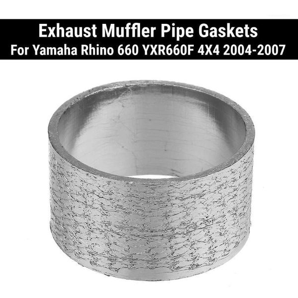 

motorcycle exhaust pipe muffler gaskets for rhino 660 yxr660f 4x4 2004 2005 2006 20071