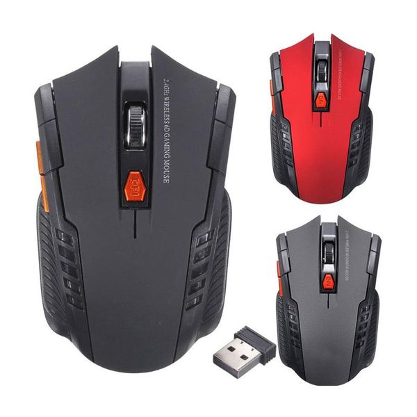 

game controllers & joysticks mini wireless optical gaming mouse mice 2.4ghz with usb receiver for pc lap red black grey optional