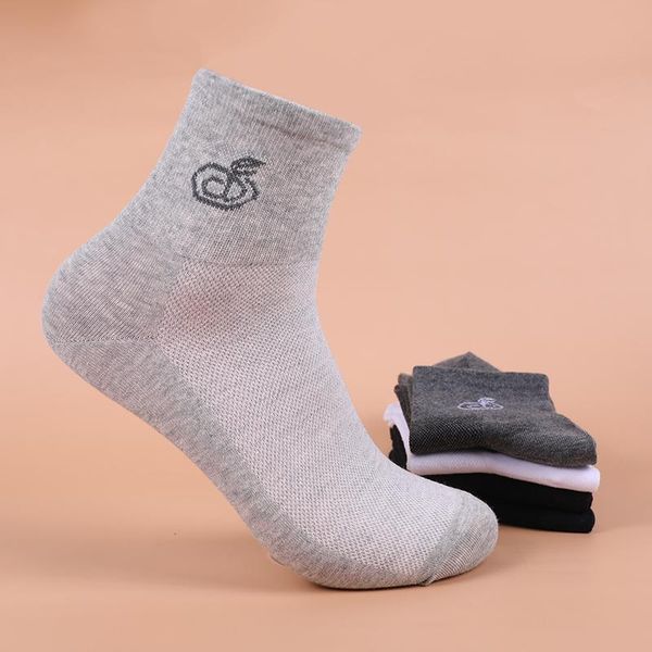 

men's socks 10 pairs 2021the pure cotton solid color male soft fashion breathable sports leisure comfort, Black