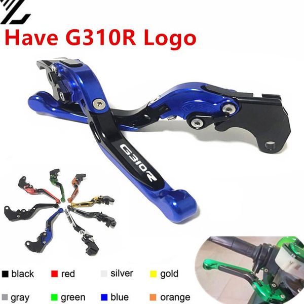 

motorcycle brakes moto g310r levers for g 310r 2021 cnc accessories folding extendable brake clutch logo g310 r