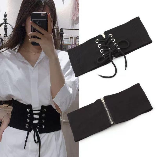 

belts ity girdle ladies waist seal belly contracting belt women matching dress shirt accessories fashion wide, Black;brown