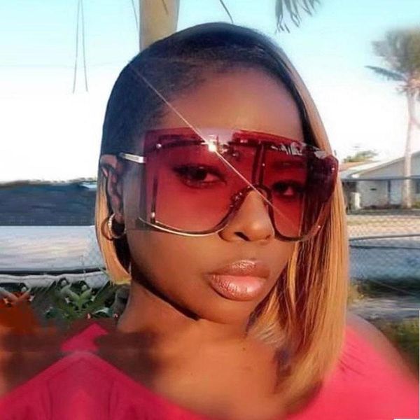 

sunglasses fashionable sun frames designer shades 47949 oversized one lens sunglasses men women fashion uv400 vintage glasses nice, Black