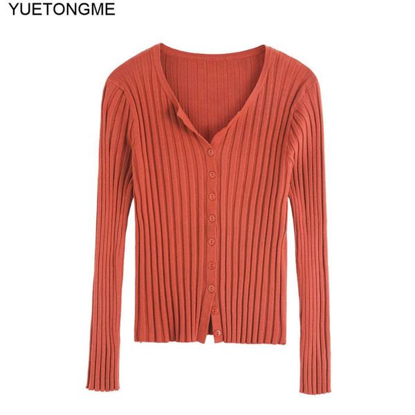 

women's knits & tees elegant v neck knitted sweater women solid basic cropped pullover winter autumn spring fashion clothing 2021, White