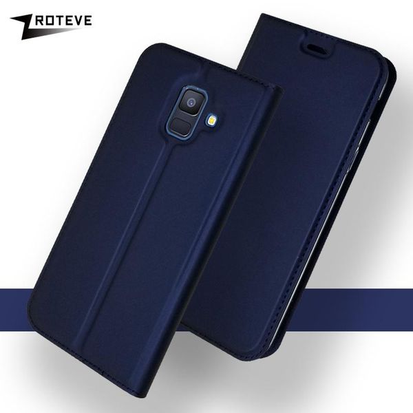 

for smausng galaxy a6 2021 case zroteve cover plus a6s flip wallet leather cases cell phone