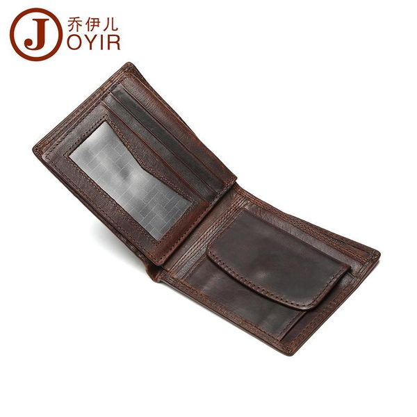 

wallets men short leather wallet rfid antimagnetic fashion casual purse, Red;black
