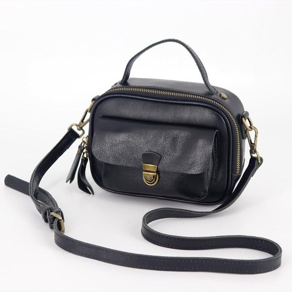 

evening bags vintage natural leather handbags women quality genuine shoulder small crossbody bag brand designer flap purse