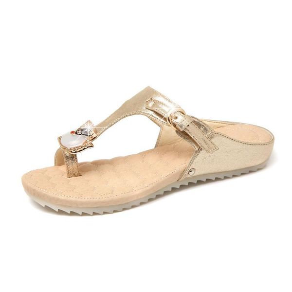 

slippers 35-40 women flip flops gold silver 2021 summer shoes, Black