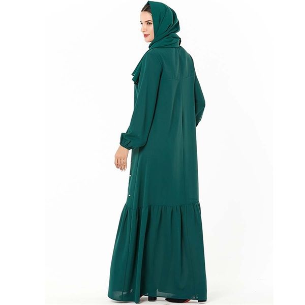 

plus size arabic abaya dubai muslim hijab dress islamic clothing for women jilbab caftan marocain kaftan turkish dresses ramadan, Red
