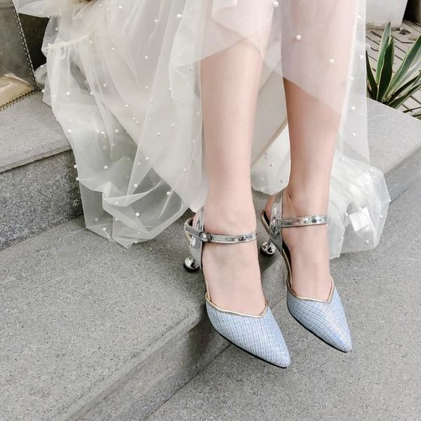 

dress shoes big size 11 12 13 14 15 16 ladies high heels women woman pumps slim-heeled single shoe with pointed and shallow buckle, Black