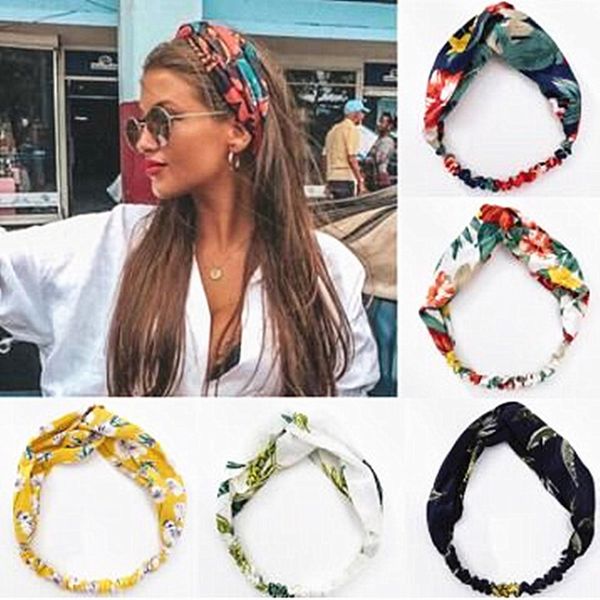 

fashion bands print headbands vintage cross turban bandage bandanas hairbands hairs accessories party hat 37 style choose dhl ship hh21-383, Slivery;white