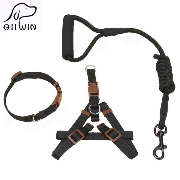 

dog collars & leashes [giiwin] pet products for harness leash leads dog-collar accessories puppy vest animals py0513