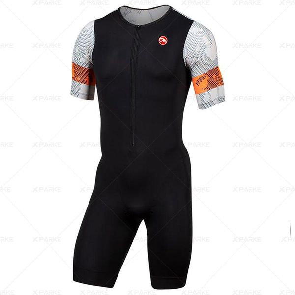 

road bike summer outdoor body triathlon men cycling jersey mtb skinsuit sports suit ciclismo clothes jumpsuit racing sets, Black;blue