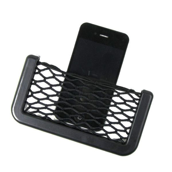 

car organizer universal storage bag elastic flexible mesh back cargo truck net tidying styling