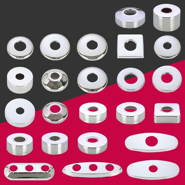 

2pcs 4 points 6 faucet cover water pipe stainless steel decorative shower kitchen accessories faucets