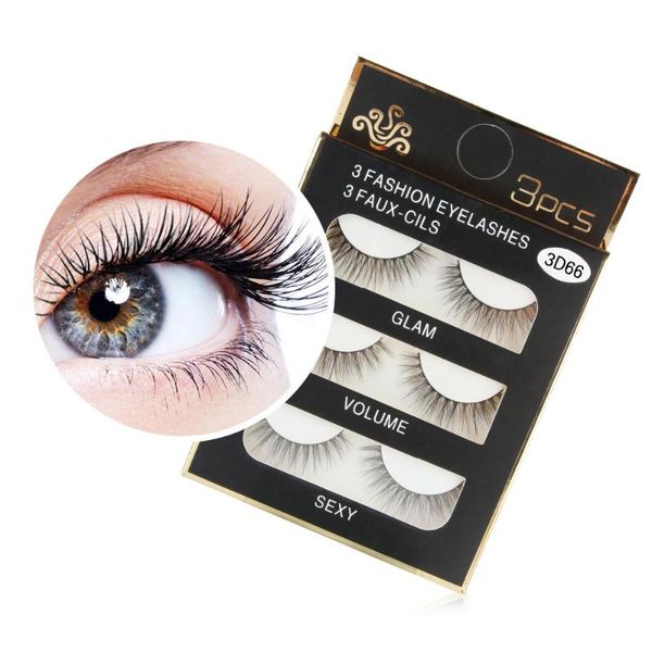 

false eyelashes nagaraku lashes miss la mode 3d fluffy strip long natural party eye