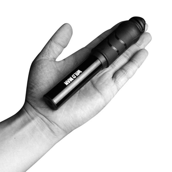 

bike pumps high pressure mini portable pump metal air mtb road tire inflator black