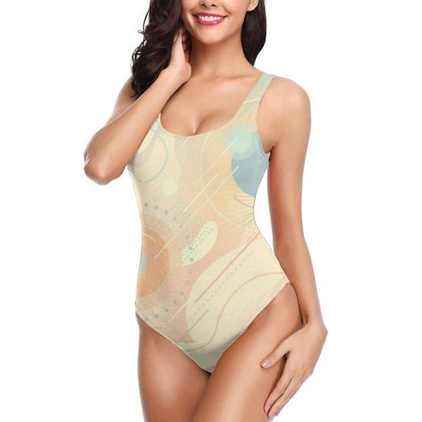 

one-piece suits swimwear women one piece pastel pattern bathing suit