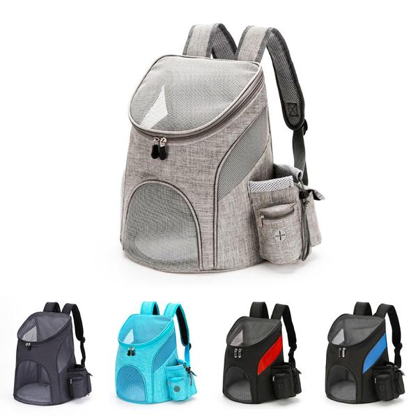 

multifunction portable mesh dog bag breathable backpack large capacity cat carrying outdoor travel pet carrier car seat covers