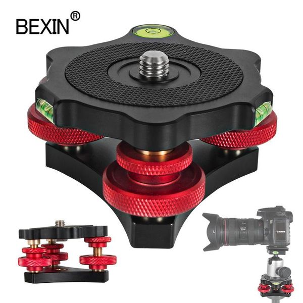 

tripod speedy leveling base leveler adjusting panning level plate with bubble for canon nikon dslr camera tripods