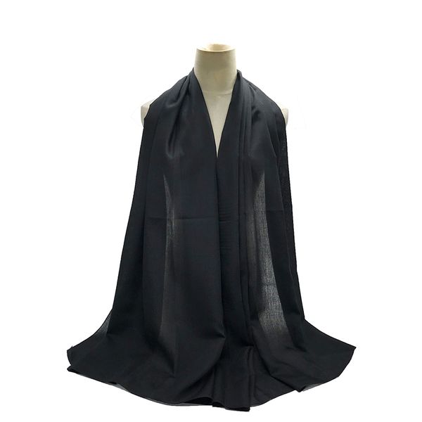 

soft fashion ladies pure cotton scarf 12 colors, Blue;gray