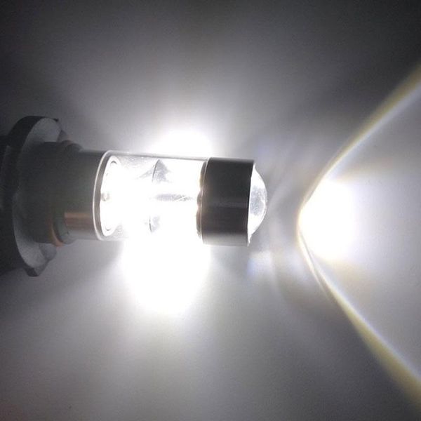 

car headlights aluminum alloy 2pcs set super bright white h11 h8 2323 60w led fog driving light lamp bulb