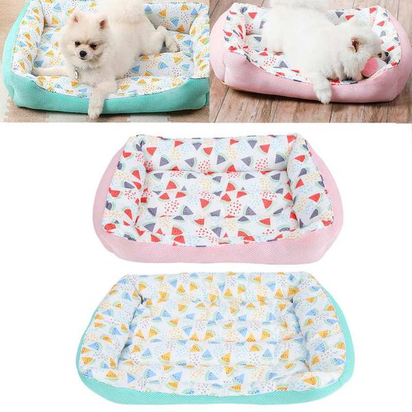 

kennels & pens washable cat dog bed soft square pet nest house small medium sized mat dogs beds for cats