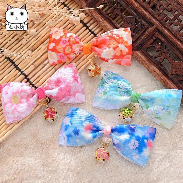 

cat costumes bowknot and fashion collar pet accessories bell bow tie