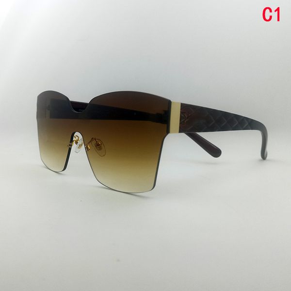

fashion women sunglasses christmas gift men sunglasses driving uv400 frameless brown adumbral rimless rectangle square oversized, White;black