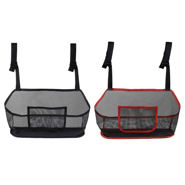 

car organizer net pocket seat back mesh handbag holder bag barrier of backseat