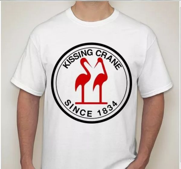 

robert klaas kissing crane sice 1834 shirt t-shirt, White;black