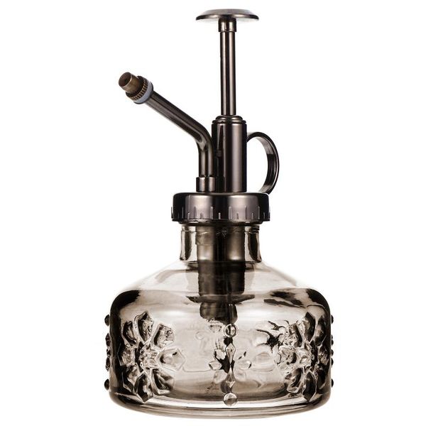 

storage bottles & jars 1pc retro relief flower watering can glass plant spray bottle water
