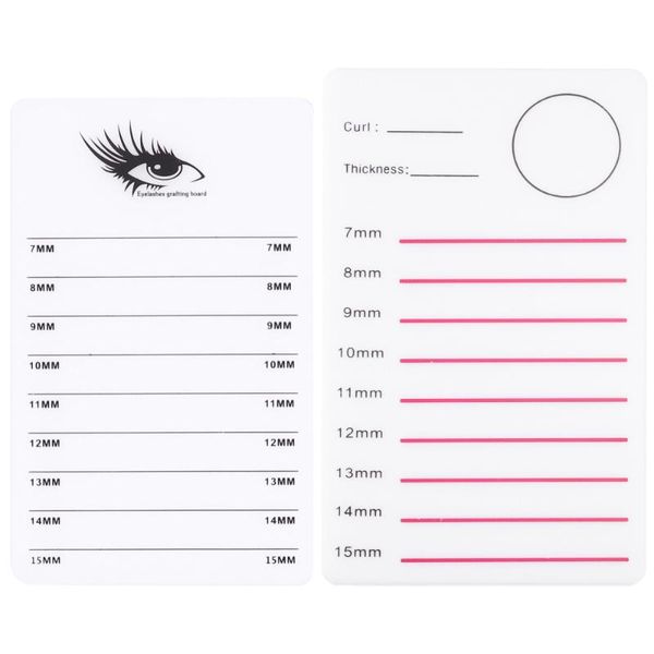 

false eyelashes 2pcs eyelash extension plate lash holder professional tools pallet