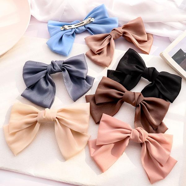 

hair accessories 2021 vintage cloth bow clip women princess girls headwear spinki do wlosow barette cheveux femme
