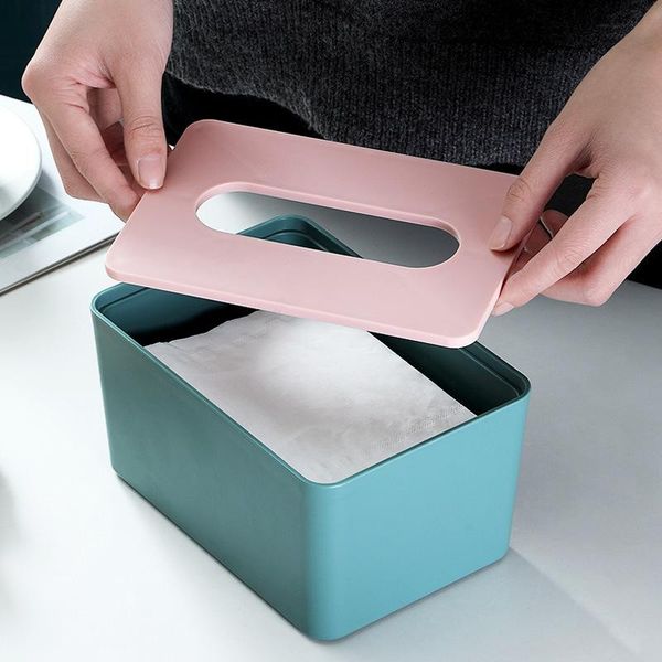 

tissue boxes & napkins creative nordic ins wall mounted deskdrawer hole household living room light luxury storage box